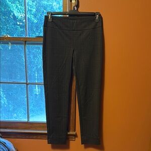 Women's Black Checkered Pants